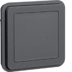 Заглушка с суппортом Berker W.1 IP55, светло-серый, Berker